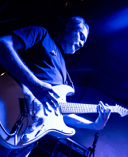 Barış Kıran on lead guitar